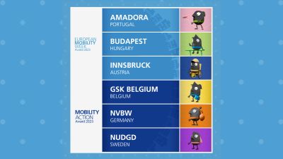 Amadora, Budapest and Innsbruck among finalists for European urban mobility awards