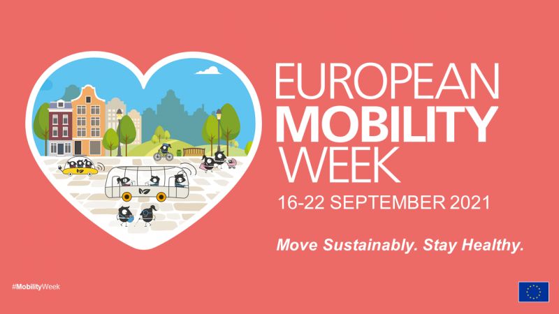 EUROPEAN MOBILITY WEEK 2021: safe and healthy with sustainable mobility