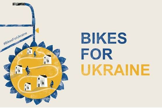 Donations needed for #BikesForUkraine campaign