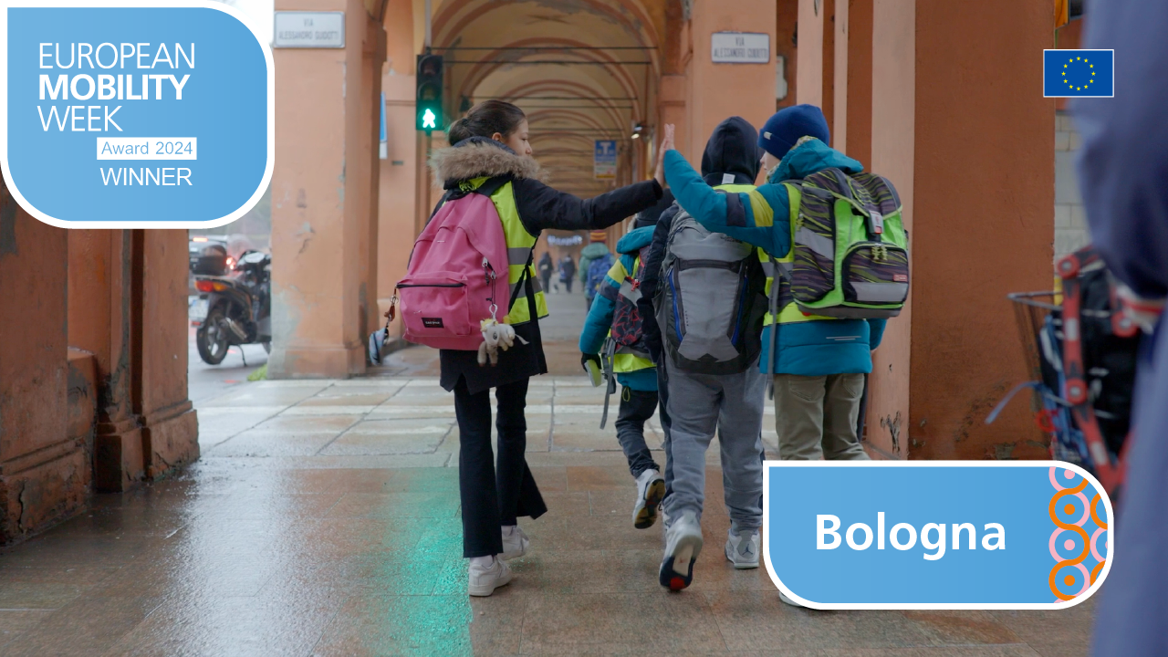 EUROPEAN MOBILTY WEEK Award Winner 2024 - Bologna EUROPEAN MOBILTY WEEK Award Winner 2024 - Bologna